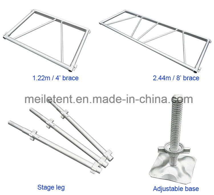 Adjustable Aluminum Stage Equipment Portable Outdoor Event Concert Stage