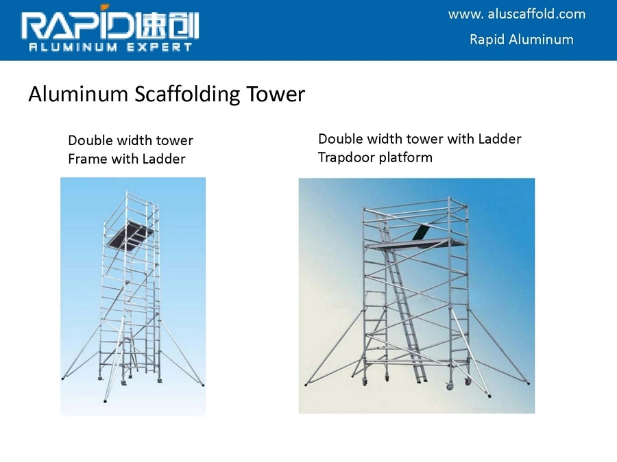 Aluminum Scaffolding Working Communication Power Scaffold Transmission Mobile Tower