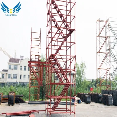 Torre de andamio de acero de la fábrica de Lianggong China para edificio de oficinas elevado
