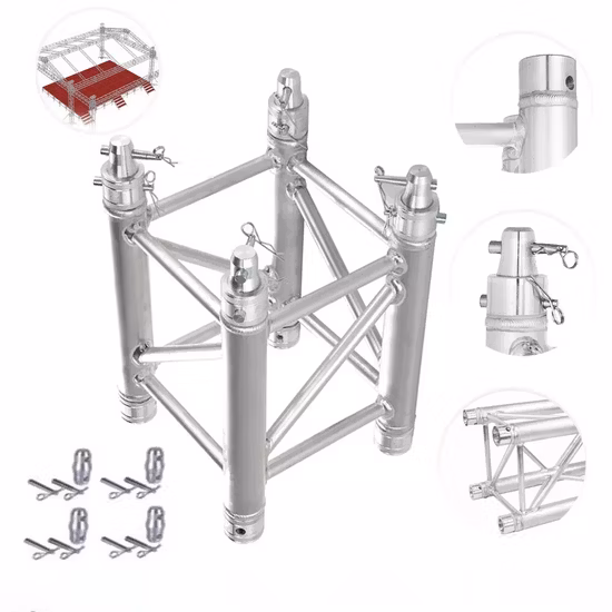 Braguero del paso de la etapa de la aleación de aluminio de la etapa de la marioneta de la asamblea simple de aluminio al aire libre del TUV