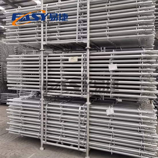 Fácil construcción de tablones de acero eléctrico de aluminio móvil/plataforma de metal/Kwikstage/etapa rápida/Ringlock/Cuplock/Layher/Frame andamios multidireccio para la venta