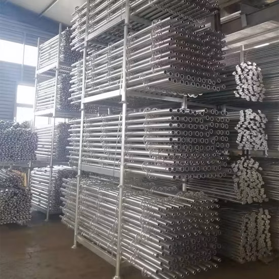 Andamio de material de acero resistente Andamio Layher Allround Ringlock para construcción de puentes/edificios