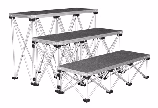 Precio de fábrica de China, evento de rendimiento de boda al aire libre de aluminio, escenario portátil de concierto móvil ajustable con alta calidad